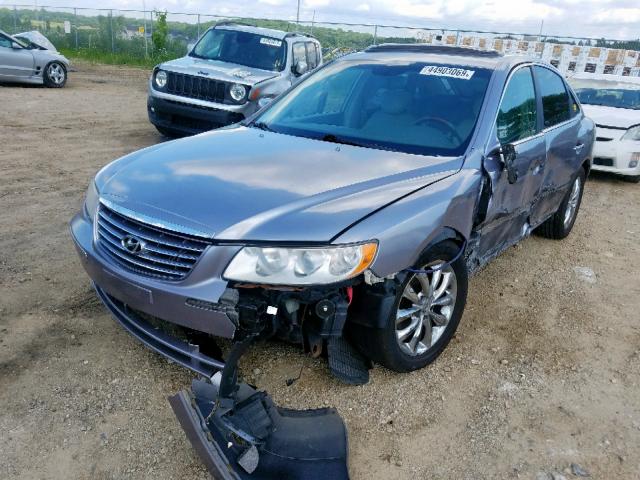 KMHFC46F36A084818 - 2006 HYUNDAI AZERA SE GRAY photo 2