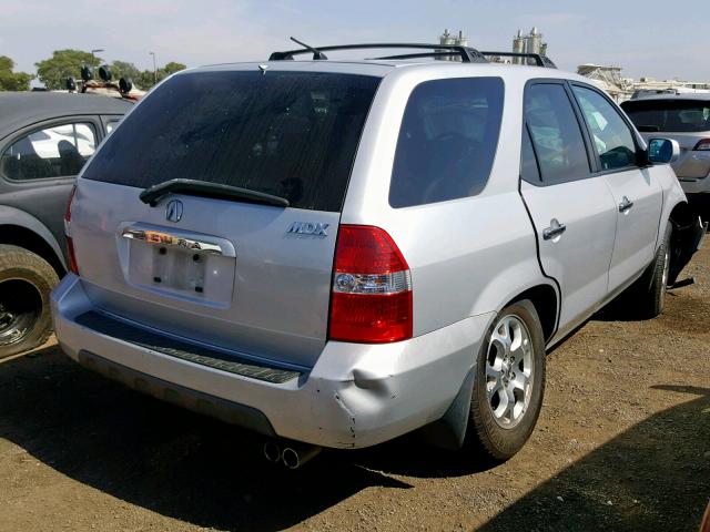 2HNYD18861H527247 - 2001 ACURA MDX TOURIN SILVER photo 4