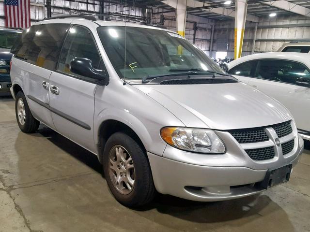 1D4GP45R84B568972 - 2004 DODGE CARAVAN SX SILVER photo 1