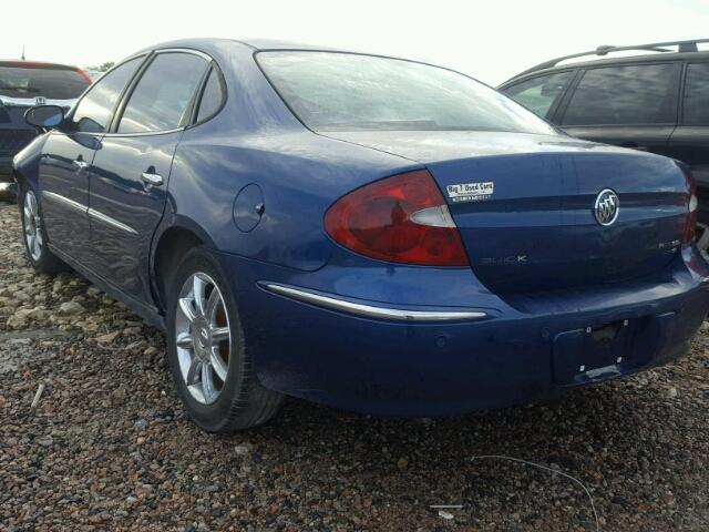 2G4WE537451227524 - 2005 BUICK LACROSSE C BLUE photo 3