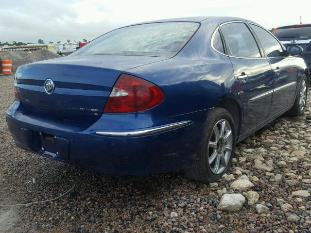 2G4WE537451227524 - 2005 BUICK LACROSSE C BLUE photo 4