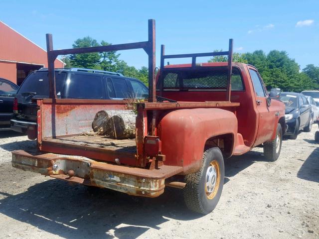 1GCGC34M2GJ110170 - 1986 CHEVROLET C30 RED photo 4