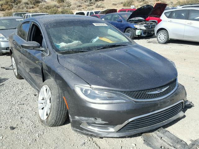 1C3CCCAB7FN720644 - 2015 CHRYSLER 200 LIMITE GRAY photo 1