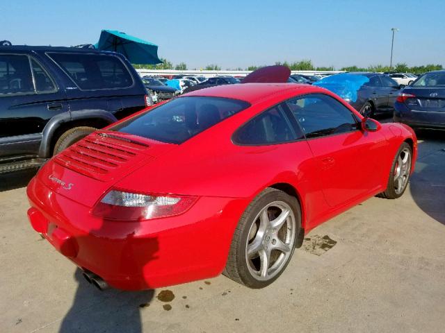 WP0AB29998S730758 - 2008 PORSCHE 911 CARRER RED photo 4