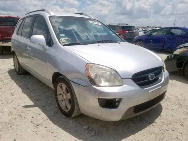 KNAFG526777100955 - 2007 KIA RONDO LX SILVER photo 1