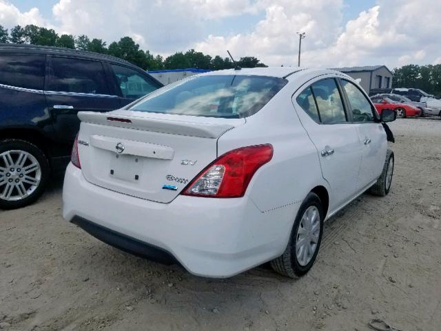 3N1CN7APXGL850009 - 2016 NISSAN VERSA S WHITE photo 4