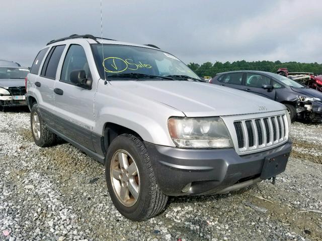 1J4GX48JX4C291216 - 2004 JEEP GRAND CHER SILVER photo 1