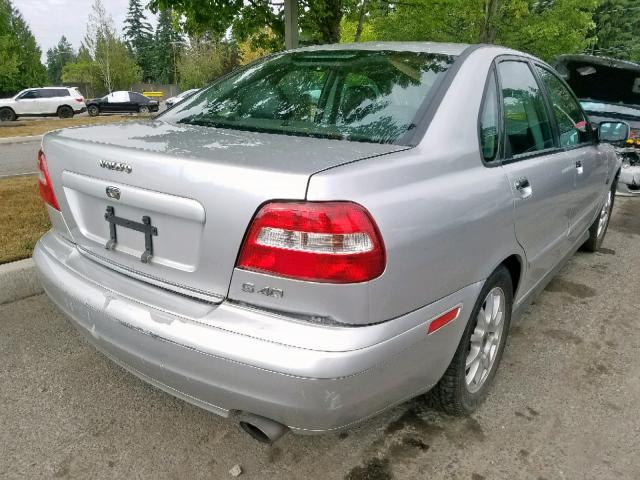 YV1VS27513F001201 - 2003 VOLVO S40 1.9T SILVER photo 4