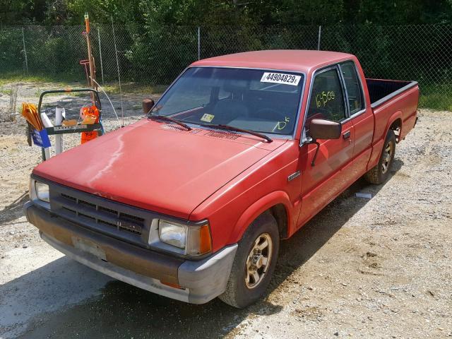 JM2UF3137K0800741 - 1989 MAZDA B2000 RED photo 2