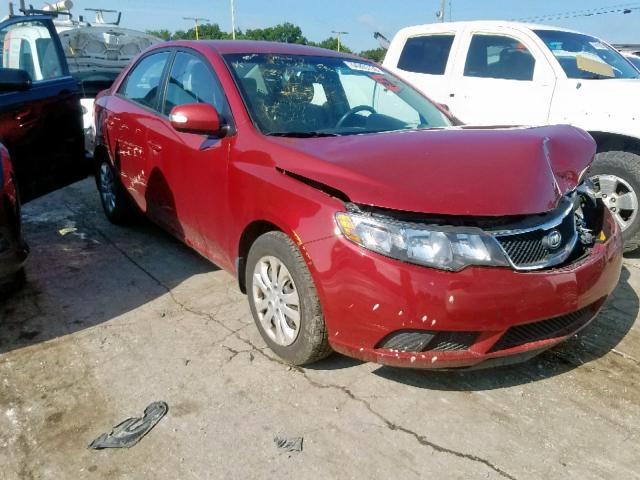 KNAFU4A20A5863632 - 2010 KIA FORTE EX RED photo 1