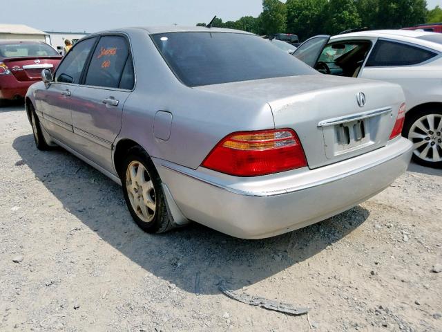 JH4KA96562C004518 - 2002 ACURA 3.5RL SILVER photo 3