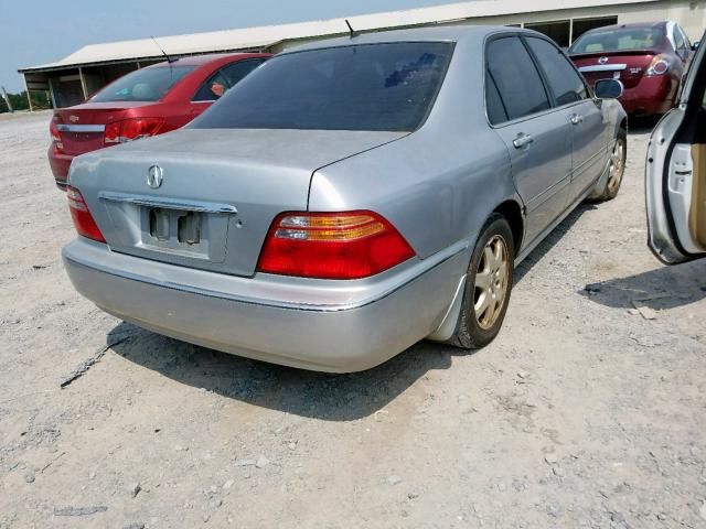 JH4KA96562C004518 - 2002 ACURA 3.5RL SILVER photo 4