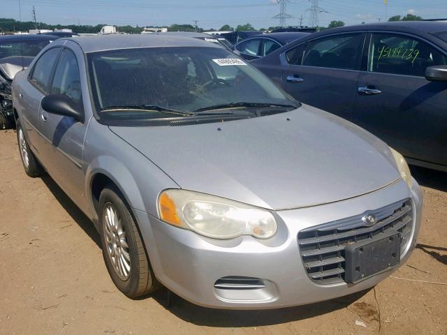 1C3EL46X54N374660 - 2004 CHRYSLER SEBRING LX SILVER photo 1