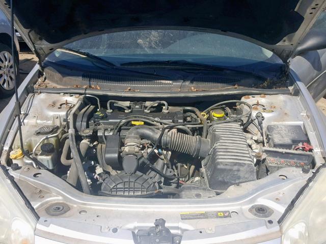 1C3EL46X54N374660 - 2004 CHRYSLER SEBRING LX SILVER photo 7