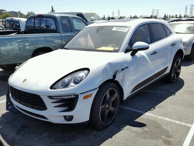 WP1AB2A56JLB37043 - 2018 PORSCHE MACAN S WHITE photo 2