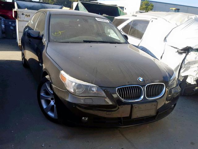 WBANB53506CP01209 - 2006 BMW 550 I BLACK photo 1