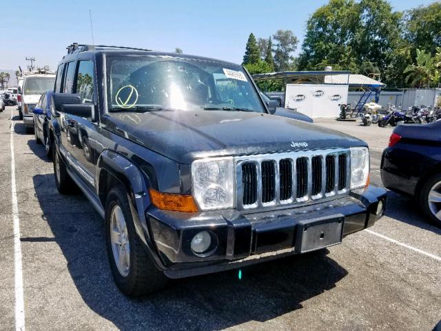 1J8HG58206C236228 - 2006 JEEP COMMANDER BLACK photo 1