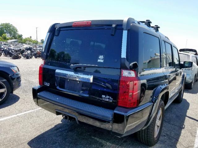 1J8HG58206C236228 - 2006 JEEP COMMANDER BLACK photo 4