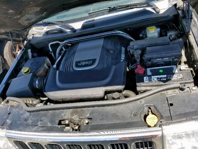 1J8HG58206C236228 - 2006 JEEP COMMANDER BLACK photo 7