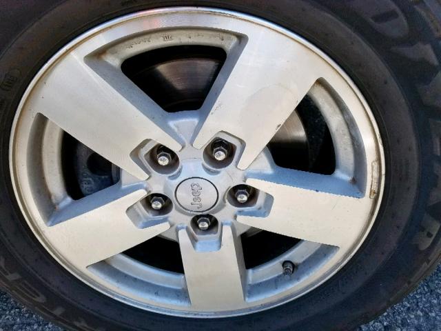 1J8HG58206C236228 - 2006 JEEP COMMANDER BLACK photo 9