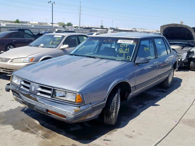 1G3HN54C6M1809394 - 1991 OLDSMOBILE 88 ROYALE BLUE photo 2