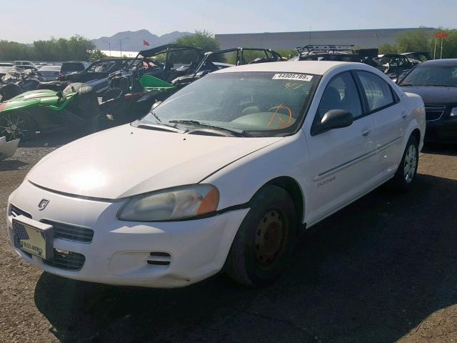 1B3EJ46XX1N615708 - 2001 DODGE STRATUS SE WHITE photo 2