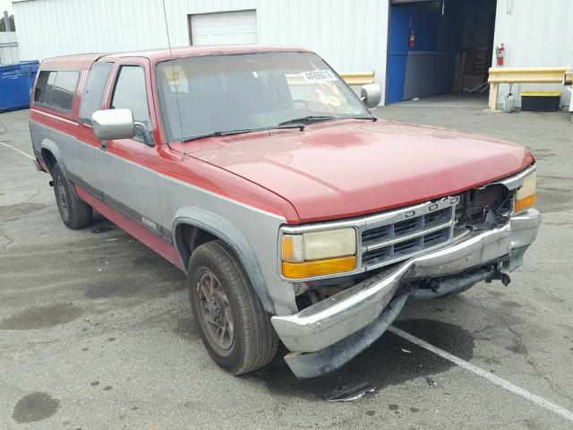 1B7FL23X6NS539451 - 1992 DODGE DAKOTA RED photo 1