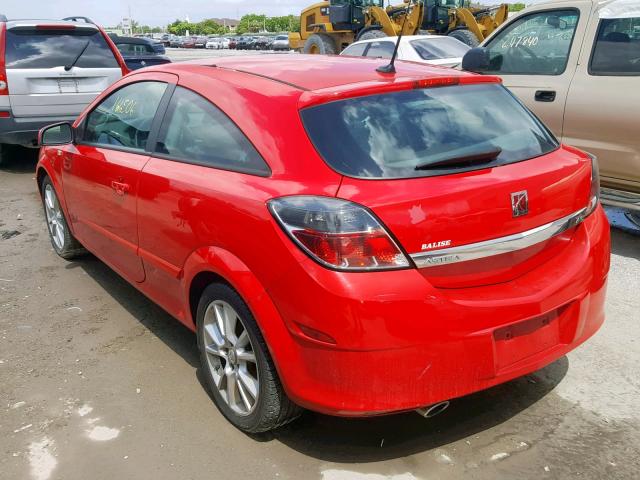 W08AT271485135902 - 2008 SATURN ASTRA XR RED photo 3