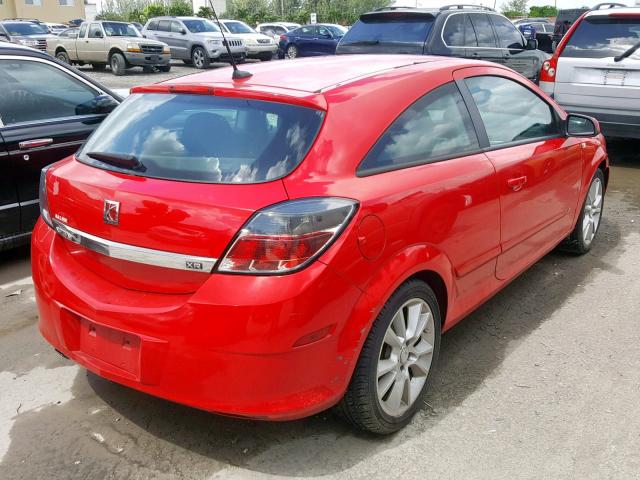 W08AT271485135902 - 2008 SATURN ASTRA XR RED photo 4