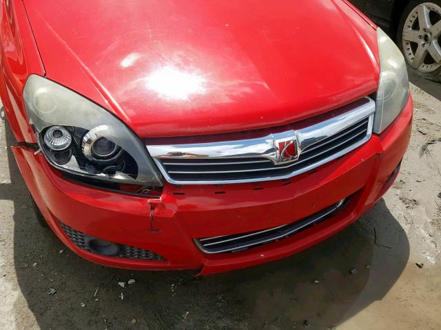 W08AT271485135902 - 2008 SATURN ASTRA XR RED photo 9