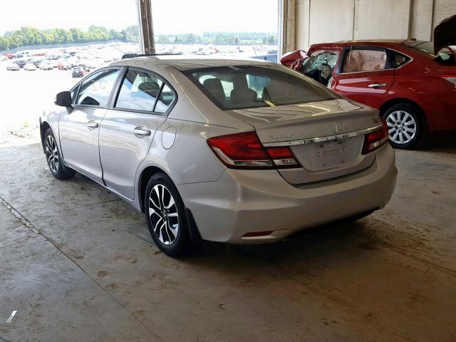 19XFB2F90DE012541 - 2013 HONDA CIVIC EXL 银色 照片 3