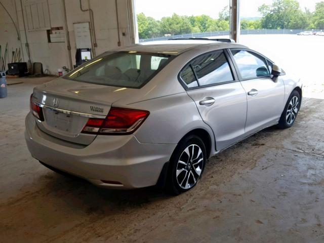 19XFB2F90DE012541 - 2013 HONDA CIVIC EXL 银色 照片 4