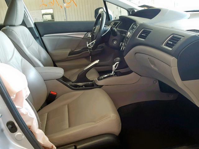 19XFB2F90DE012541 - 2013 HONDA CIVIC EXL 银色 照片 5