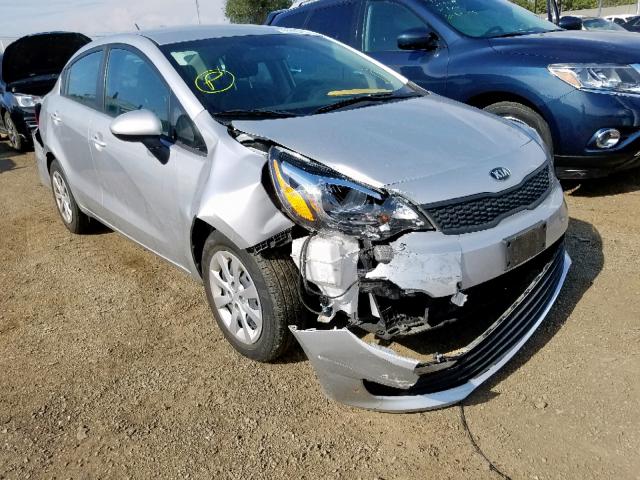 KNADM4A30H6119761 - 2017 KIA RIO LX SILVER photo 1