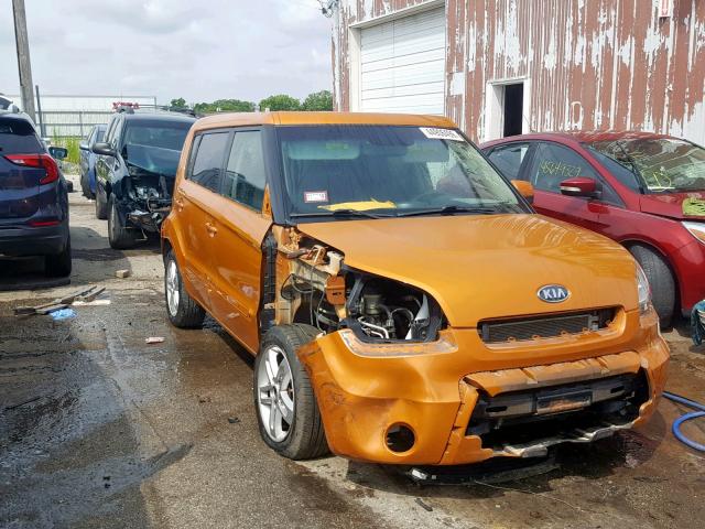 KNDJT2A25B7287479 - 2011 KIA SOUL ORANGE photo 1