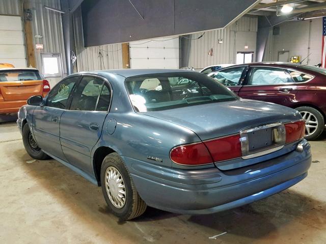 1G4HP54K114197418 - 2001 BUICK LESABRE CU BLUE photo 3