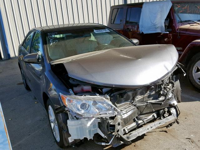 4T1BD1FK5CU047528 - 2012 TOYOTA CAMRY HYBR GRAY photo 1