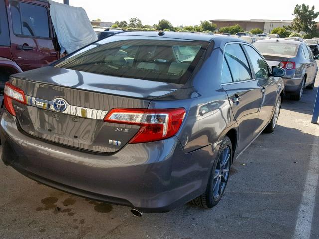 4T1BD1FK5CU047528 - 2012 TOYOTA CAMRY HYBR GRAY photo 4