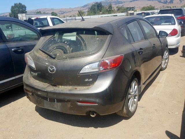 JM1BL1H66A1241359 - 2010 MAZDA 3 S CHARCOAL photo 4