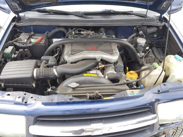 2CNBE634436905439 - 2003 CHEVROLET TRACKER LT BLUE photo 7