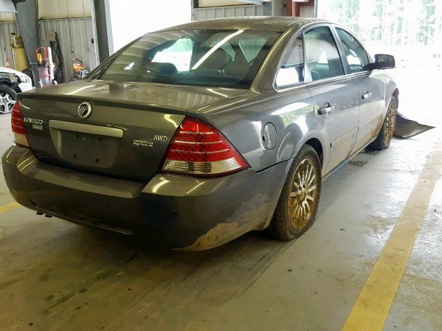 1MEHM43155G606295 - 2005 MERCURY MONTEGO PR ნაცრისფერი ფოტო 4
