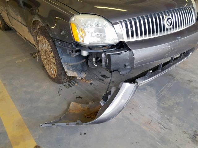 1MEHM43155G606295 - 2005 MERCURY MONTEGO PR ნაცრისფერი ფოტო 9