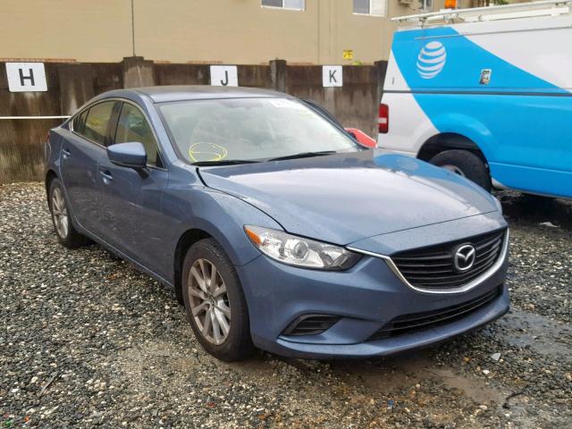 JM1GL1U58H1128963 - 2017 MAZDA 6 SPORT BLUE photo 1