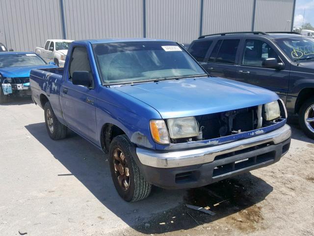 1N6DD21S1WC338321 - 1998 NISSAN FRONTIER X BLUE photo 1