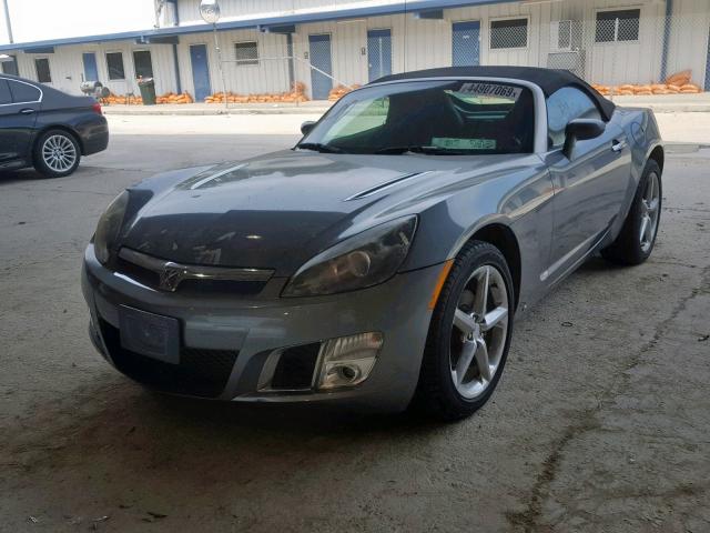 1G8MG35X77Y117424 - 2007 SATURN SKY REDLIN GRAY photo 2