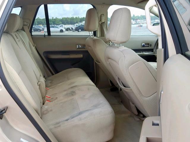 2FMDK48CX7BA71373 - 2007 FORD EDGE SEL BEIGE photo 6