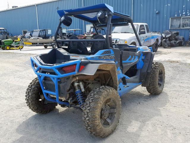 4XAVBE872HB678657 - 2017 POLARIS RZR S 900 BLUE photo 4