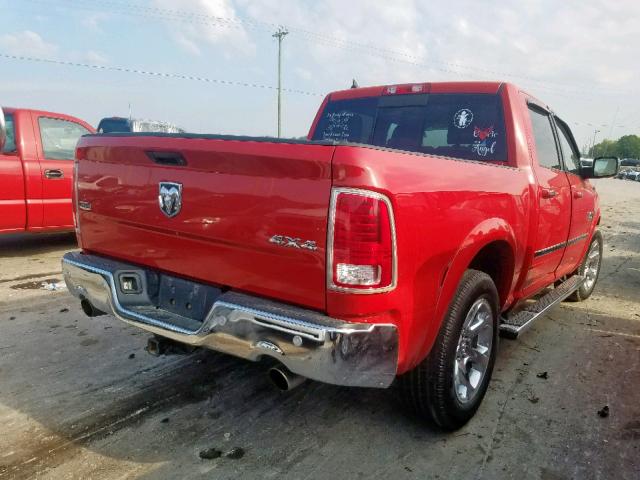 1C6RR7NT9ES176315 - 2014 RAM 1500 LARAM RED photo 4