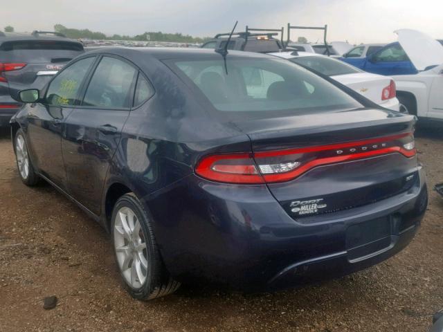 1C3CDFBA3DD303366 - 2013 DODGE DART SXT BLUE photo 3