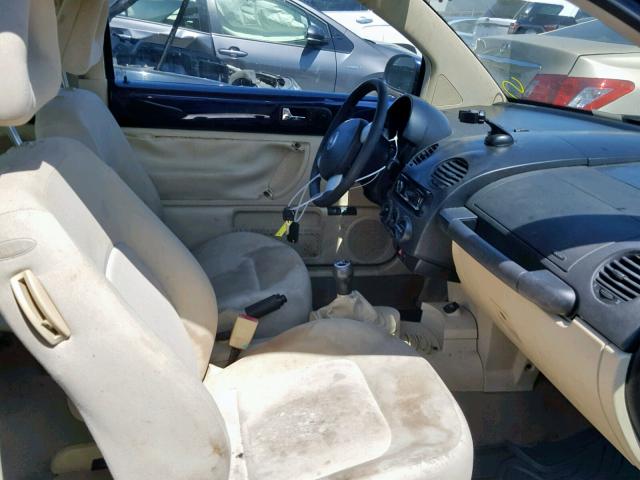 3VWCK21C02M408670 - 2002 VOLKSWAGEN NEW BEETLE ლურჯი ფოტო 5